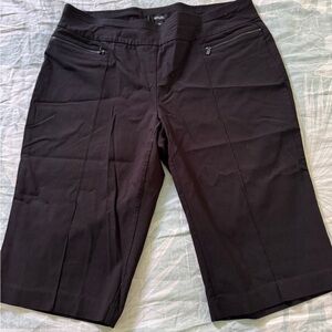 Black style and co Bermuda Shorts with Tailored Fit